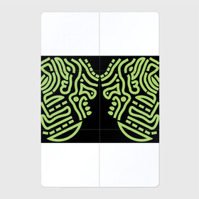 Магнитный плакат 2Х3 с принтом узор тату в Тюмени, Полимерный материал с магнитным слоем | 6 деталей размером 9*9 см | аборигены | игры | индеец | музыка | орнамент | растительность | татуировка | узор | фэнтези | черное | этническое