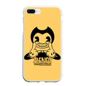 Чехол для iPhone 7Plus/8 Plus матовый с принтом Bendy And The Ink Machine в Тюмени, Силикон | Область печати: задняя сторона чехла, без боковых панелей | bendy | bendy and the ink machine | бенди | бени | бенни | бэнди | детская | детям | игра | капли | компьютерная игра | краска | машина | подтеки | ужастик | чернила | чернильная