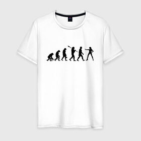 Мужская футболка хлопок с принтом Эволюция. в Тюмени, 100% хлопок | прямой крой, круглый вырез горловины, длина до линии бедер, слегка спущенное плечо. | баба | девишник | девочка | девушка | деградация | женщина | каблуки | люди | мужик | мужчина | обезьяна | пацан | подругам | прикол | приматы | рисунок | рука | силуэт | силуэты | стоп | феминизм