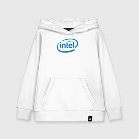 Детская толстовка хлопок с принтом Intel Boy в Тюмени, 100% хлопок | Круглый горловой вырез, эластичные манжеты, пояс, капюшен | amd | amd boy | core | core i3 | core i5 | core i7 | cpu | intel | intel boy | интел | интел бой | процессор | цпу