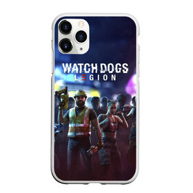 Чехол для iPhone 11 Pro Max матовый с принтом WATCH DOGS: LEGION в Тюмени, Силикон |  | 
