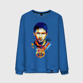 Мужской свитшот хлопок с принтом Barcelona FC в Тюмени, 100% хлопок |  | barca | barcelona | club | fc | leo messi | soccer | spanish | барса | барселона | испанский | клуб | лео месси | фк | футбол | футбольный