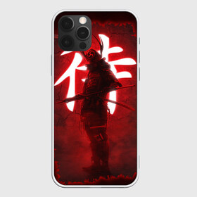 Чехол для iPhone 12 Pro Max с принтом NEON SAMURAI в Тюмени, Силикон |  | катана | красное | неон | неоновый самурай | самурай | стиль | тренд | япония