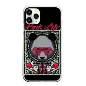 Чехол для iPhone 11 Pro матовый с принтом Розовая жизнь в Тюмени, Силикон |  | голова медведя. | голова панды | медведи | орнамент | панда | панда в розовых очках | розовая жизнь | розовый стиль | розы