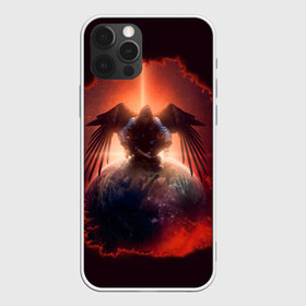 Чехол для iPhone 12 Pro Max с принтом АНГЕЛ в Тюмени, Силикон |  | ангел | земля | космос | неон | планета