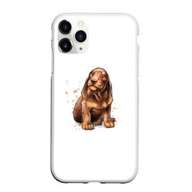 Чехол для iPhone 11 Pro Max матовый с принтом Щенок в Тюмени, Силикон |  | животные | звери | пес | собака | щенок