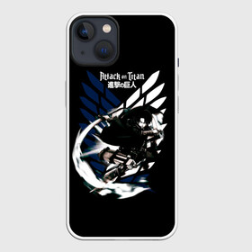 Чехол для iPhone 13 с принтом Леви Акерман на фоне герба в Тюмени,  |  | anime | attack on titan | аниме | армин арлерт | атак он титан | атака на титанов | атака титанов | великаны | гарнизон | колоссальный | леви | легион разведки | лого | манга | микаса аккерман | разведкорпус