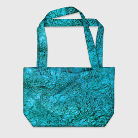 Пляжная сумка 3D с принтом METALL в Тюмени, 100% полиэстер | застегивается на металлическую кнопку; внутренний карман застегивается на молнию. Стенки укреплены специальным мягким материалом, чтобы защитить содержимое от несильных ударов
 | металл | прикольное | рубиновый цвет | сапфировый цвет | текстура | фольга