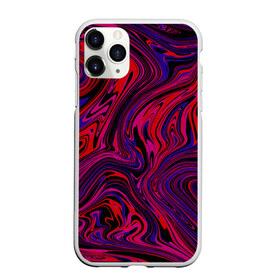 Чехол для iPhone 11 Pro Max матовый с принтом LIquid в Тюмени, Силикон |  | abstraction | bright | liquid | stains | texture | wavy | абстракция | волнистый | жидкость | разводы | текстура | яркий