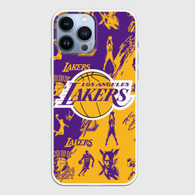 Чехол для iPhone 13 Pro Max с принтом КОБИ БРАЙАНТ в Тюмени,  |  | 24 lakers | kobe bryant | lakers | los angeles lakers | баскетбол. | коби брайант | лос анджелес лейкерс | лосанджелес лейкерс