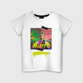 Детская футболка хлопок с принтом Niletto в Тюмени, 100% хлопок | круглый вырез горловины, полуприлегающий силуэт, длина до линии бедер | niletto | краш | любимка niletto | нилето
