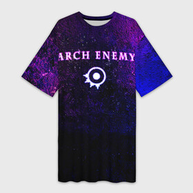 Платье-футболка 3D с принтом Arch Enemy. Neon logo в Тюмени,  |  | archenemy | band | bodom | deathmetal | electroguitars | guitars | hard rock | legends | metal | metalhead | progressive | rock | rock legends | rockon | shred | trash | гитары | метал | металхед | рок | рок легенды | рокконцерт | тяжеляк | хардрок