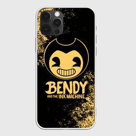 Чехол для iPhone 12 Pro Max с принтом Bendy And The Ink Machine в Тюмени, Силикон |  | bendy | bendy and the ink machine | бенди | бени | бенни | бэнди | детская | детям | игра | капли | компьютерная игра | краска | машина | подтеки | ужастик | чернила | чернильная