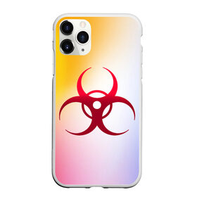 Чехол для iPhone 11 Pro матовый с принтом Biohazard в Тюмени, Силикон |  | Тематика изображения на принте: biohazard | ncov2019 | plague inc | virus | вирус | градиент | знак | карантин | ковид | корона | коронавирус | опасность