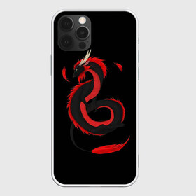 Чехол для iPhone 12 Pro Max с принтом RED DRAGON в Тюмени, Силикон |  | Тематика изображения на принте: amoled | дракон | дракон с хвостом | китайский дракон | китайский праздник