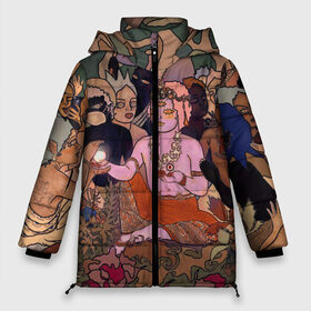 Женская зимняя куртка 3D с принтом BRING ME THE HORIZON ART в Тюмени, верх — 100% полиэстер; подкладка — 100% полиэстер; утеплитель — 100% полиэстер | длина ниже бедра, силуэт Оверсайз. Есть воротник-стойка, отстегивающийся капюшон и ветрозащитная планка. 

Боковые карманы с листочкой на кнопках и внутренний карман на молнии | bmth | bring me the horizon | ludence | oliver sykes | post human | post human survival horror | rock | survival horror | teardrops | бринг ми зэ хорайзон | оливер сайкс | пост хуман | пост хьюман | рок