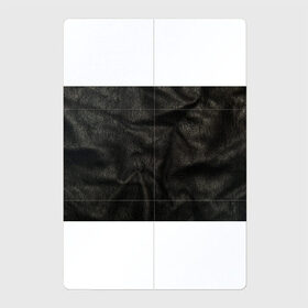 Магнитный плакат 2Х3 с принтом Черная кожа в Тюмени, Полимерный материал с магнитным слоем | 6 деталей размером 9*9 см | Тематика изображения на принте: кожа | кожанка | косуха | рельеф | складки | текстура | черный