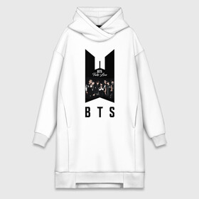 Платье-худи хлопок с принтом BTS в Тюмени,  |  | boyband | boys | bts | group | k pop | music | seoul | south korean | бойбенд | группа | мальчиковая | музыка | сеул | южнокорейский