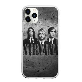 Чехол для iPhone 11 Pro матовый с принтом Нирвана в Тюмени, Силикон |  | kurt cobain | nirvana | rock | курт кобейн | нирвана | рок