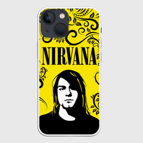 Чехол для iPhone 13 mini с принтом NIRVANA в Тюмени,  |  | nirvana | nirvana smells like | rock | teen spirit | курт кобейн | нирвана | песни | рок.