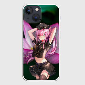 Чехол для iPhone 13 mini с принтом Лотос Zero Two в Тюмени,  |  | darling | darling in the franxx | zero two | вайфу | зеро ту | код 002 | любимый во франксе | франкс