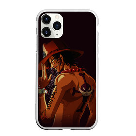 Чехол для iPhone 11 Pro матовый с принтом One Piece Портгас Д Эйс в Тюмени, Силикон |  | one piece | аниме | обезьяна д. луффи | портгас д. эйс | туз | эйс огненный кулак