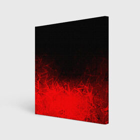 Холст квадратный с принтом КРАСНО-ЧЕРНЫЙ ГРАДИЕНТ в Тюмени, 100% ПВХ |  | black | blood | fire | red | stars | градиент | звезды | красный | кровь | огонь | текстуры | узор | черный
