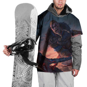 Накидка на куртку 3D с принтом ASSASSINS CREED VALHALLA в Тюмени, 100% полиэстер |  | eivor | valhalla | vikings | ассасин крид вальгала | ассасин крид вальхалла | ассассин крид | вальгалла | вальхалла | викинг | викинги | северное сияние | эйвор