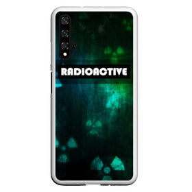 Чехол для Honor 20 с принтом RADIOACTIVE в Тюмени, Силикон | Область печати: задняя сторона чехла, без боковых панелей | значок радиации | металл текстура | метро | радиация | сталкер