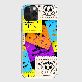 Чехол для iPhone 12 Pro Max с принтом Color pattern в Тюмени, Силикон |  | flower | hat | hipster | skull | узор | хипстер | цветок | череп | шляпа