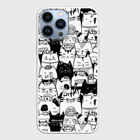 Чехол для iPhone 13 Pro Max с принтом Котики в Тюмени,  |  | Тематика изображения на принте: 2020 | 2021 | cat | армия | кавай | кавайные | киска | киски | кот | котенок | котики | коты | коты мемы | котята | кошечка | кошка | кошки и коты | мем | мемы | новый год | с котами | с котиками | с кошками