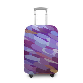Чехол для чемодана 3D с принтом Пупырки в Тюмени, 86% полиэфир, 14% спандекс | двустороннее нанесение принта, прорези для ручек и колес | абсракция | линии | мода | стиль | текстура | тренды | узор