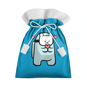Подарочный 3D мешок с принтом Nyan Cat (Among Us) в Тюмени, 100% полиэстер | Размер: 29*39 см | Тематика изображения на принте: among | among us | cat | cats | crewmate | game | impistor | nyan | space | us | vote | выживший | игра | космос | кот | котейка | котэ | кошка | кэт | невиновный | нян | предатель | самозванец | сердечки | сердечко | сердца | сердце