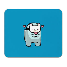 Коврик для мышки прямоугольный с принтом Nyan Cat (Among Us) в Тюмени, натуральный каучук | размер 230 х 185 мм; запечатка лицевой стороны | Тематика изображения на принте: among | among us | cat | cats | crewmate | game | impistor | nyan | space | us | vote | выживший | игра | космос | кот | котейка | котэ | кошка | кэт | невиновный | нян | предатель | самозванец | сердечки | сердечко | сердца | сердце