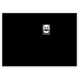 Поздравительная открытка с принтом MP.ROBOT в Тюмени, 100% бумага | плотность бумаги 280 г/м2, матовая, на обратной стороне линовка и место для марки
 | Тематика изображения на принте: mr.robot | мистер робот | сериал | элиот