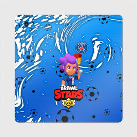 Магнит виниловый Квадрат с принтом BRAWL STARS SHELLY \ PSG. в Тюмени, полимерный материал с магнитным слоем | размер 9*9 см, закругленные углы | Тематика изображения на принте: 8 bit | amber | brawl stars | crow | gale | leon | max | mecha | mecha crow | mr.p | psg | sally leon | shark | shelly | tara | virus 8 bit | werewolf leon | акула | амбер | берли | бравл старс | ворон | макс | оборотень | псж | шелли