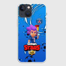 Чехол для iPhone 13 mini с принтом BRAWL STARS SHELLY  PSG. в Тюмени,  |  | 8 bit | amber | brawl stars | crow | gale | leon | max | mecha | mecha crow | mr.p | psg | sally leon | shark | shelly | tara | virus 8 bit | werewolf leon | акула | амбер | берли | бравл старс | ворон | макс | оборотень | псж | шелли