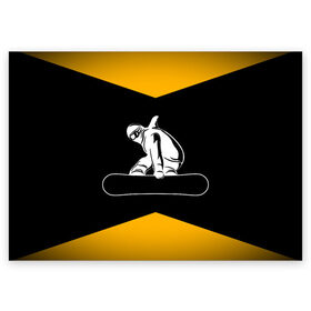 Поздравительная открытка с принтом Сноубордист в Тюмени, 100% бумага | плотность бумаги 280 г/м2, матовая, на обратной стороне линовка и место для марки
 | snowboard | snowboarding | горные лыжи | прыжок | сноуборд | сноубординг | сноубордист | экстрим