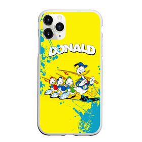 Чехол для iPhone 11 Pro Max матовый с принтом Donald duck(Рыбалка) в Тюмени, Силикон |  | donald duck | walt disney | герой | мультфильмов | рыбалка | селезень | студии