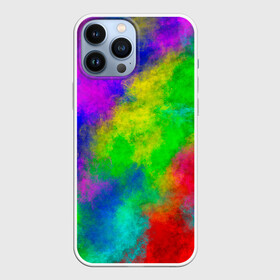 Чехол для iPhone 13 Pro Max с принтом Multicolored в Тюмени,  |  | Тематика изображения на принте: abstract | colorful | holi | neon | pattern | rainbow | texture | абстракция | граффити | дым | искусство | кислота | кислотный | краска | красочный | микс | неоновый | облака | радуга | радужный | текстура | туман | узор | холи