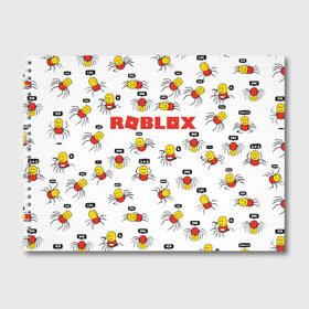 Альбом для рисования с принтом ROBLOX в Тюмени, 100% бумага
 | матовая бумага, плотность 200 мг. | piggy | roblox | roblox games | roblox piggy | игра роблокс | пигги. | роблокс | роблокс пигги | робукс