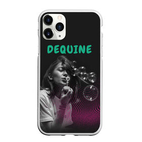 Чехол для iPhone 11 Pro Max матовый с принтом Dequine в Тюмени, Силикон |  | dequine | vishnya | вишня | данеля садыкова | деквин | декуин | дэквин