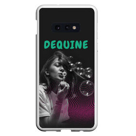 Чехол для Samsung S10E с принтом Dequine в Тюмени, Силикон | Область печати: задняя сторона чехла, без боковых панелей | dequine | vishnya | вишня | данеля садыкова | деквин | декуин | дэквин