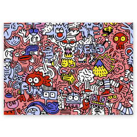 Поздравительная открытка с принтом Tosh в Тюмени, 100% бумага | плотность бумаги 280 г/м2, матовая, на обратной стороне линовка и место для марки
 | color | hipster | pattern | pop art | tosh | ерунда | поп арт | узор | хипстер | цвет
