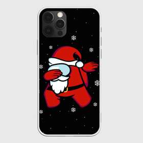 Чехол для iPhone 12 Pro с принтом Santa Claus (Among Us) в Тюмени, силикон | область печати: задняя сторона чехла, без боковых панелей | Тематика изображения на принте: 2021 | 21 | 2k21 | among | among us | christmas | crewmate | game | impistor | new | santa | snow | space | us | vote | year | выживший | год | дед | игра | клаус | космос | мороз | невиновный | новый | предатель | рождество | самозванец | сант