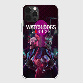 Чехол для iPhone 12 Pro Max с принтом Watch Dogs Legion в Тюмени, Силикон |  | будущее | киберпанк | маски | череп