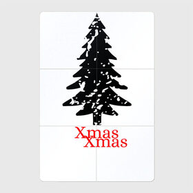 Магнитный плакат 2Х3 с принтом Xmas Tree в Тюмени, Полимерный материал с магнитным слоем | 6 деталей размером 9*9 см | christmas | tree | елка | ель | иглы | рождество