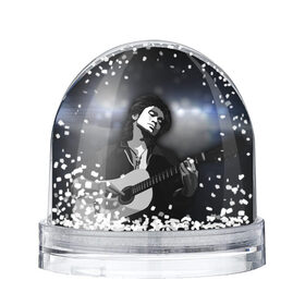 Снежный шар с принтом КИНО в Тюмени, Пластик | Изображение внутри шара печатается на глянцевой фотобумаге с двух сторон | 47 | 47 цой | виктор цой | группа кино | икарус | кино | музыка | рок | русский рок | цой