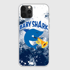 Чехол для iPhone 12 Pro Max с принтом BABY SHARK БЭБИ ШАРК в Тюмени, Силикон |  | Тематика изображения на принте: baby shark | babysharkchallenge | shark | акула baby shark | акуленок | аула | бэби шарк | песня