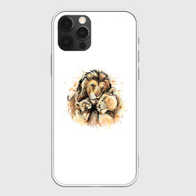 Чехол для iPhone 12 Pro Max с принтом Львы в Тюмени, Силикон |  | животные | звери | львы | семья львов | хищники